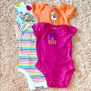 5pk Baby Girl The Children’s Place Bodysuits